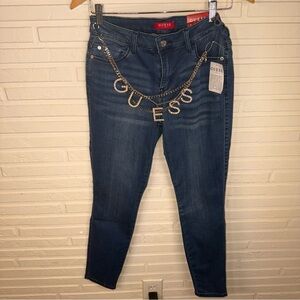 Guess Medium Wash Sexy Curve Denim Skinny Jeans, Women’s Size 28